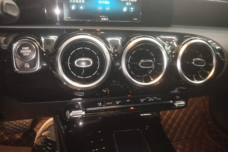 Used Mercedes-Benz A-Class 2019 A 180 L Sport Sedan Audio And AC Panel