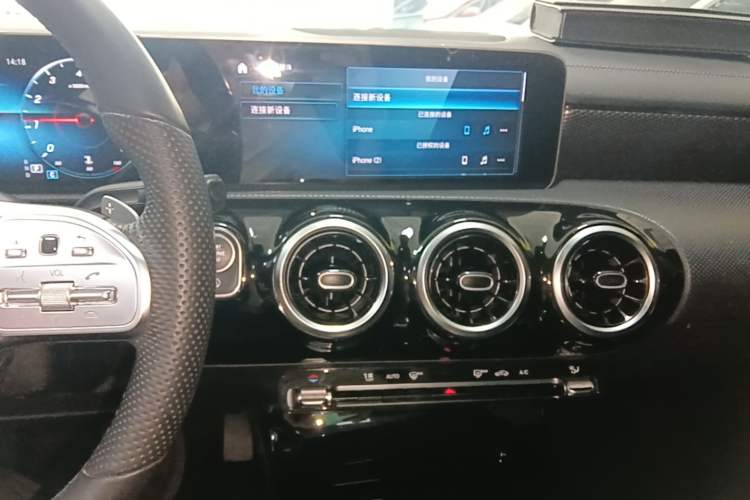 Used Mercedes-Benz A-Class 2019 Restyled A 200 L Sport Sedan Audio And AC Panel