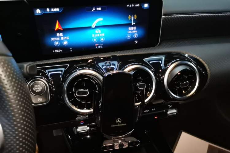 Used Mercedes-Benz A-Class 2019 A 200 L Sport Sedan Audio And AC Panel