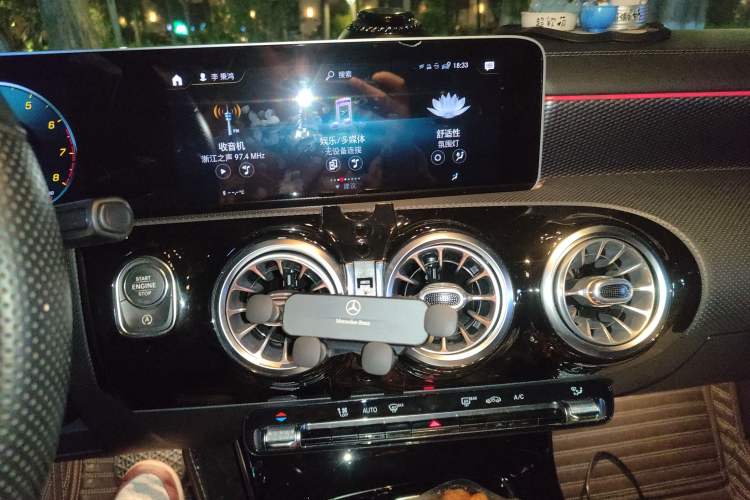Used Mercedes-Benz A-Class 2019 Restyled A 200 L Sport Sedan Audio And AC Panel