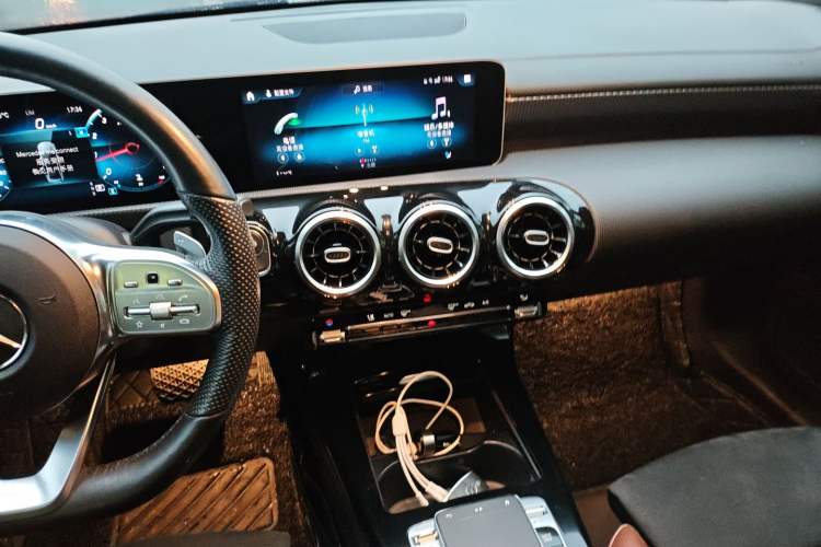 Used Mercedes-Benz A-Class 2019 A 200 L Sport Sedan Audio And AC Panel