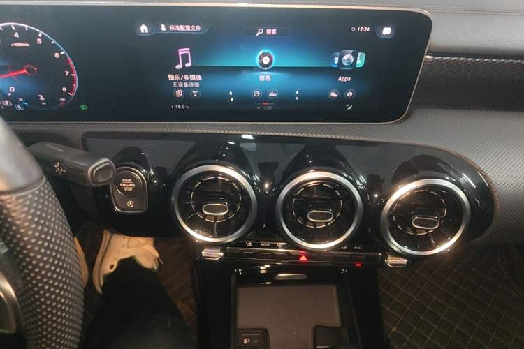 Used Mercedes-Benz A-Class 2019 Restyled A 200 L Sport Sedan Audio And AC Panel