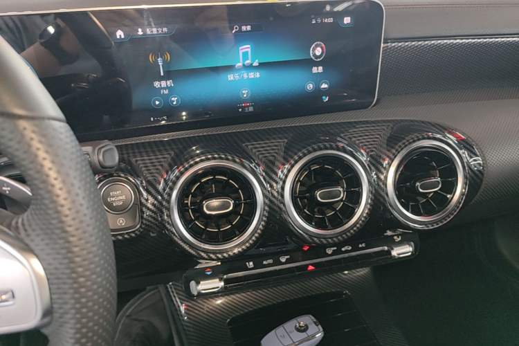 Used Mercedes-Benz A-Class 2019 A 200 L Sport Sedan Audio And AC Panel