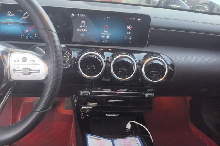Used Mercedes-Benz A-Class 2019 Restyled A 200 L Sport Sedan Audio And AC Panel