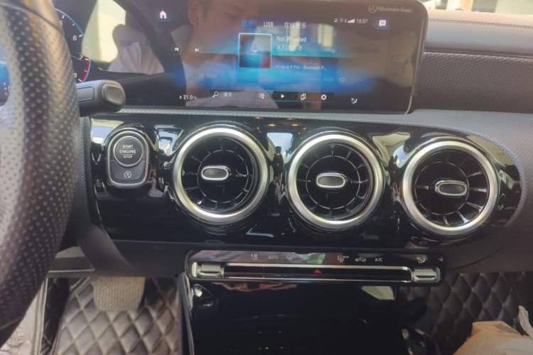 Used Mercedes-Benz A-Class 2019 Restyled A 200 L Sport Sedan Audio And AC Panel