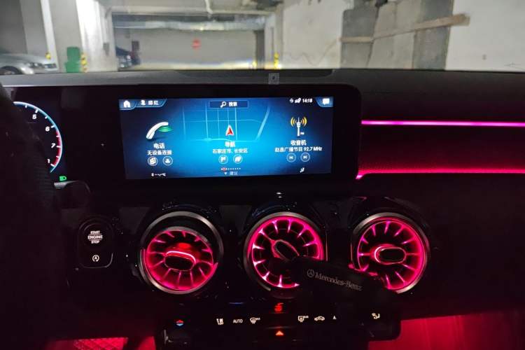Used Mercedes-Benz A-Class 2019 A 200 L Sport Sedan Audio And AC Panel
