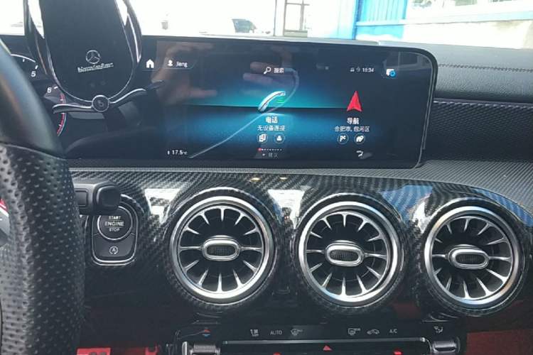 Used Mercedes-Benz A-Class 2019 Restyled A 200 L Sport Sedan Audio And AC Panel