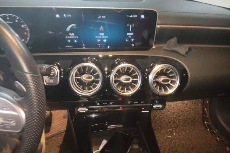 Used Mercedes-Benz A-Class 2019 Restyled A 200 L Sport Sedan Audio And AC Panel