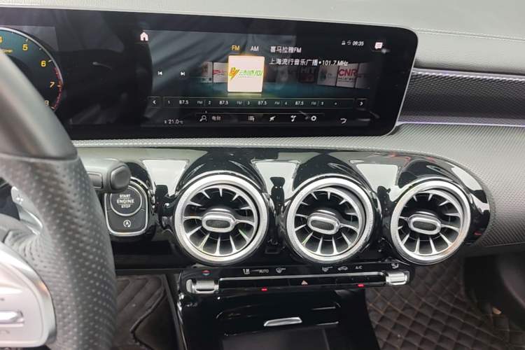 Used Mercedes-Benz A-Class 2019 Restyled A 200 L Sport Sedan Audio And AC Panel