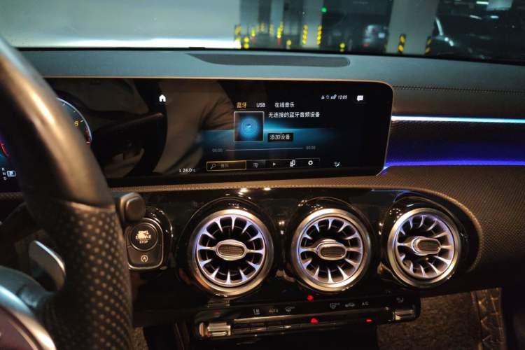 Used Mercedes-Benz A-Class 2019 A 200 L Sport Sedan Audio And AC Panel