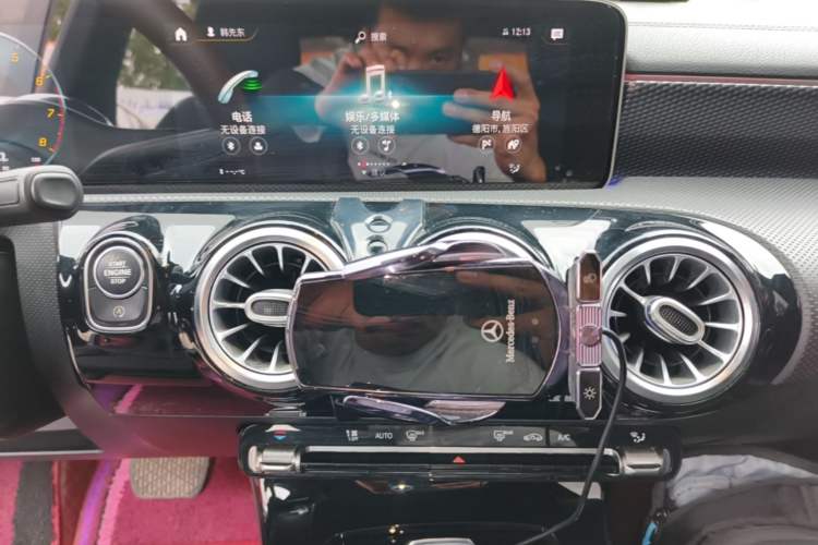 Used Mercedes-Benz A-Class 2019 A 200 L Sport Sedan Audio And AC Panel