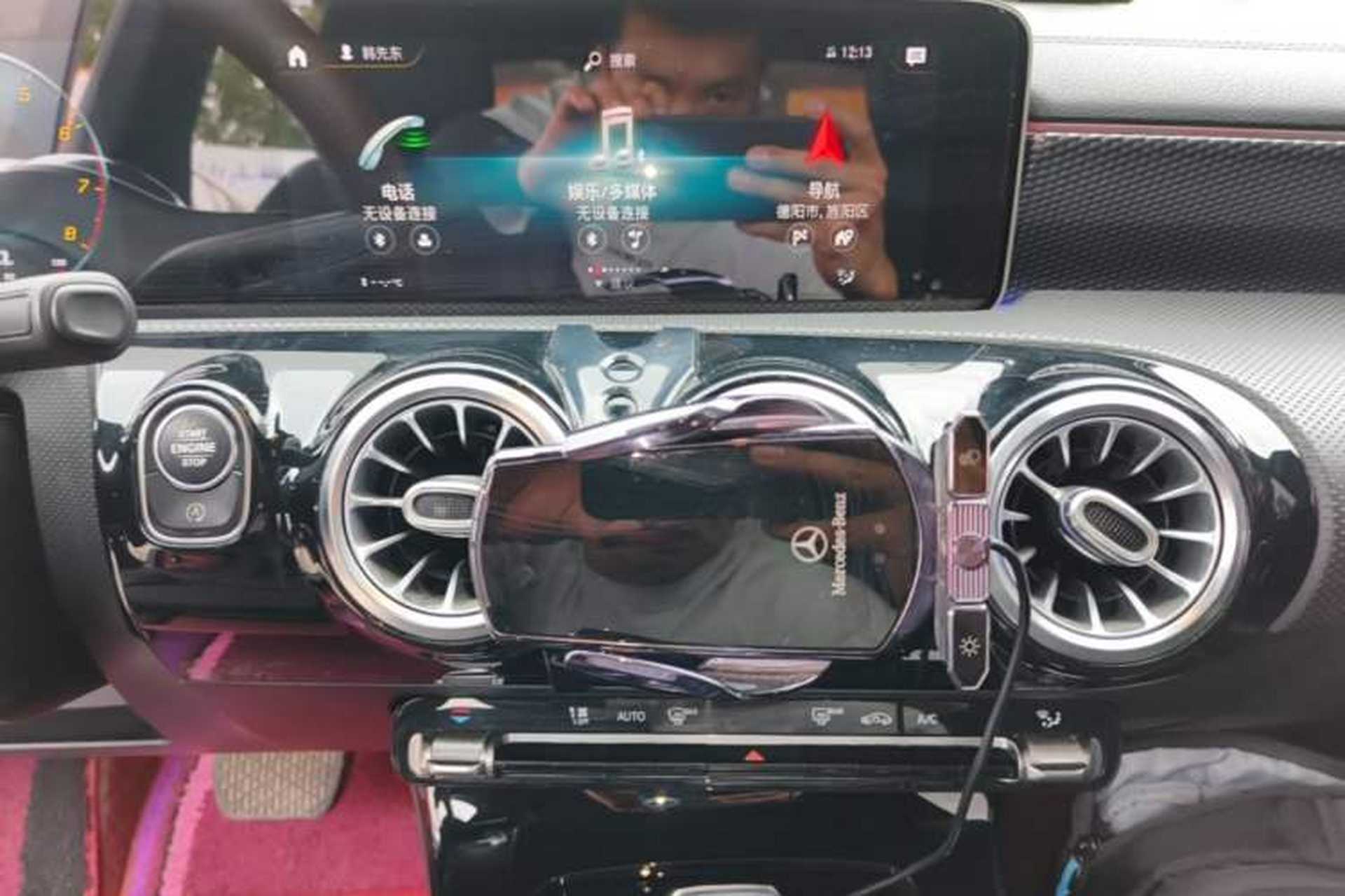 Used Mercedes-Benz A-Class 2019 A 200 L Sport Sedan Audio And AC Panel