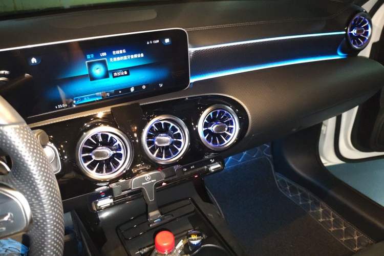 Used Mercedes-Benz A-Class 2019 Restyled A 200 L Sport Sedan Audio And AC Panel