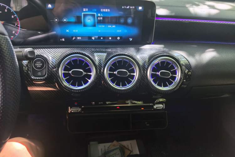 Used Mercedes-Benz A-Class 2019 A 200 L Sport Sedan Audio And AC Panel