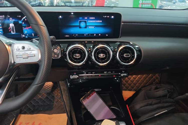 Used Mercedes-Benz A-Class 2019 A 200 L Sport Sedan Audio And AC Panel