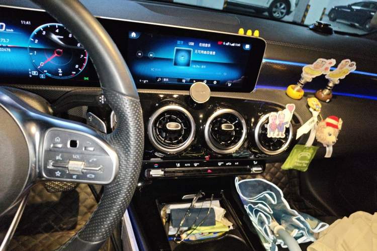 Used Mercedes-Benz A-Class 2019 Restyled A 200 L Sport Sedan Audio And AC Panel