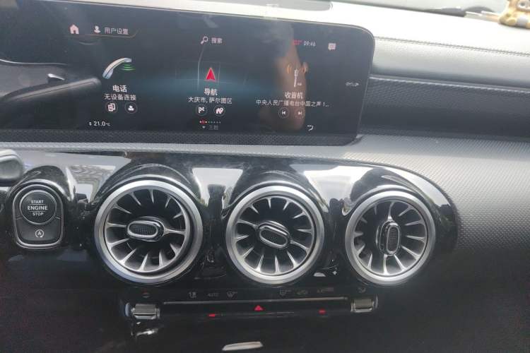 Used Mercedes-Benz A-Class 2019 A 200 L Sport Sedan Audio And AC Panel