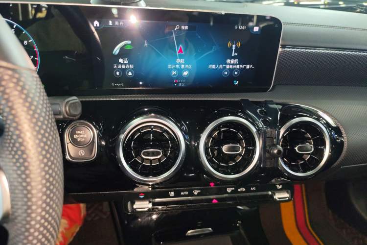 Used Mercedes-Benz A-Class 2019 A 200 L Sport Sedan Audio And AC Panel