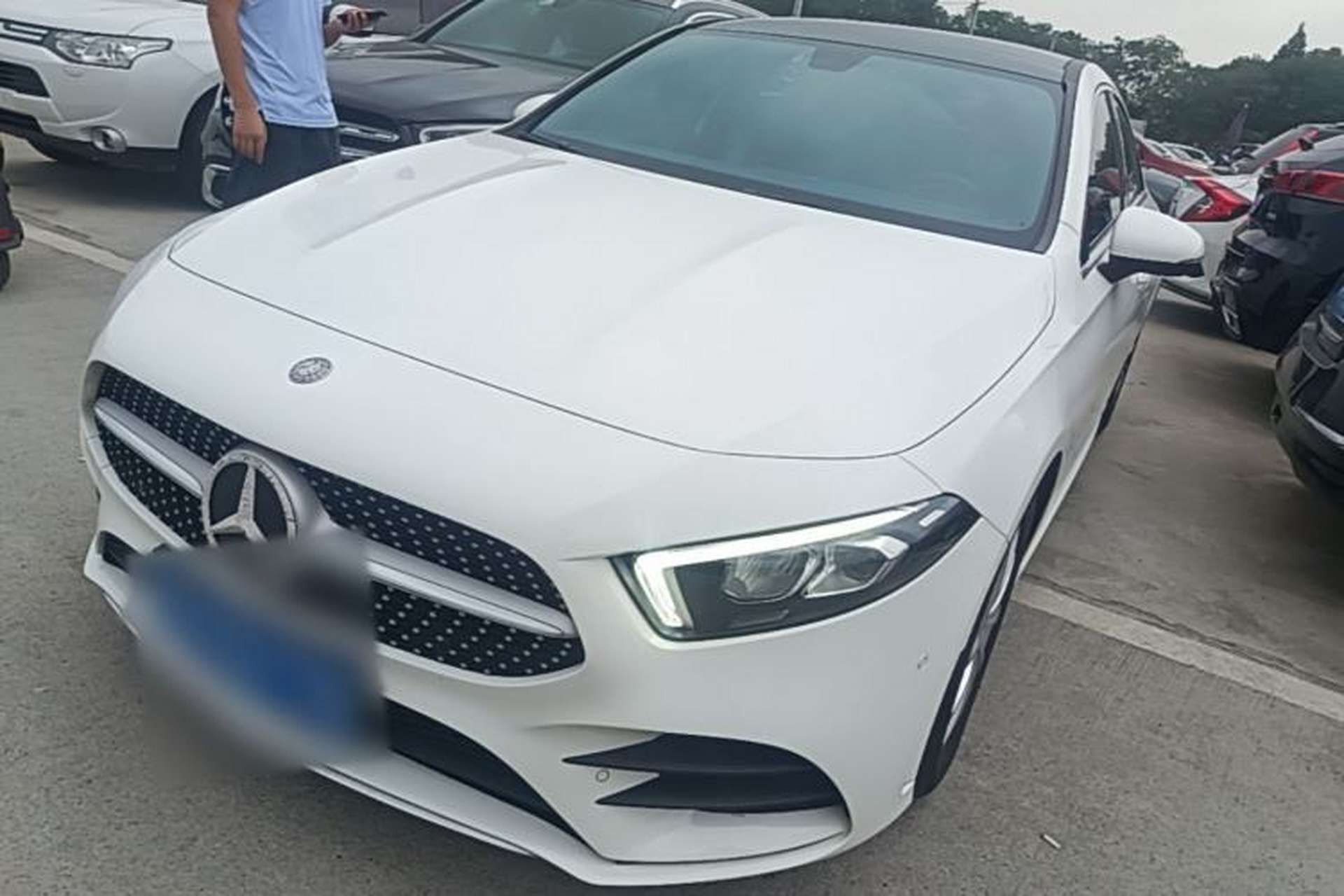 Used Mercedes-Benz A-Class 2019 A 200 L Sport Sedan Front Left 45 Deg