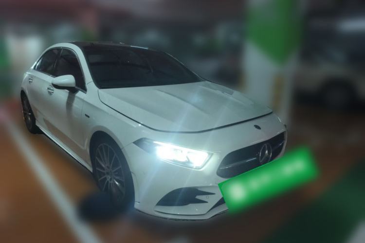 Used Mercedes-Benz A-Class 2019 A 200 L Sport Sedan First Edition Special Edition Front Right 45 Deg