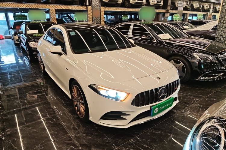 Used Mercedes-Benz A-Class 2019 A 200 L Sport Sedan First Edition Special Edition Front Right 45 Deg