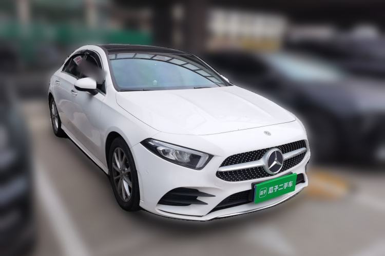 Used Mercedes-Benz A-Class 2019 Restyled A 200 L Sport Sedan Front Right 45 Deg