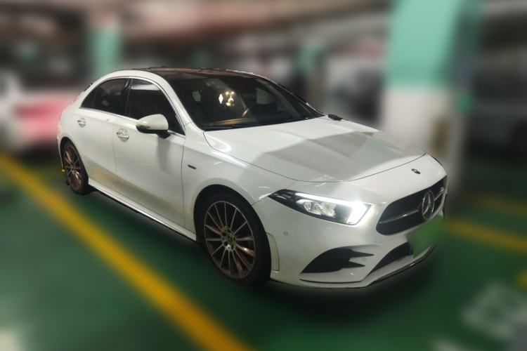 Used Mercedes-Benz A-Class 2019 A 200 L Sport Sedan First Edition Special Edition Front Right 45 Deg