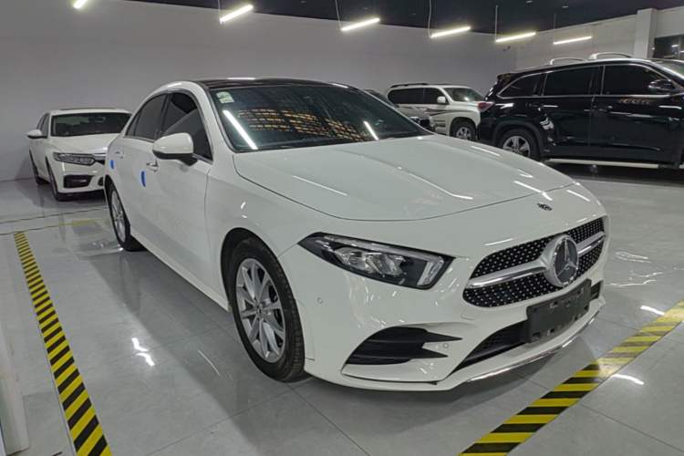 Used Mercedes-Benz A-Class 2019 Restyled A 200 L Sport Sedan Front Right 45 Deg
