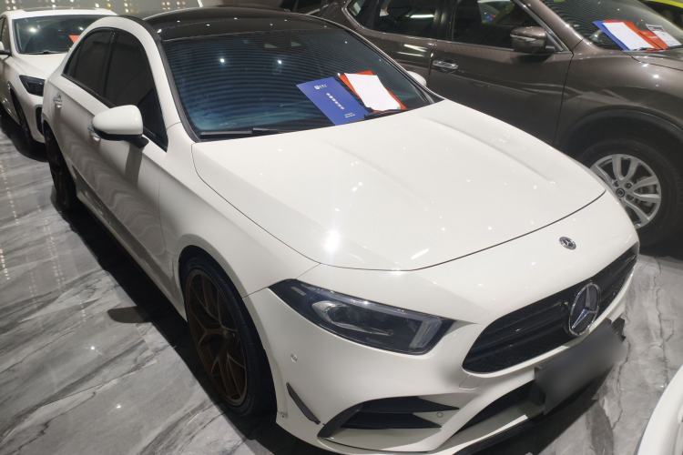 Used Mercedes-Benz A-Class 2019 A 200 L Sport Sedan First Edition Special Edition Front Right 45 Deg