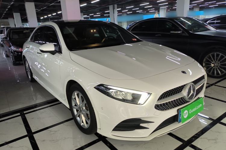 Used Mercedes-Benz A-Class 2019 Restyled A 200 L Sport Sedan Front Right 45 Deg
