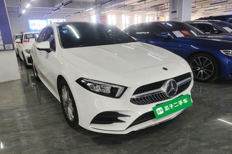 Used Mercedes-Benz A-Class 2019 Restyled A 200 L Sport Sedan Front Right 45 Deg