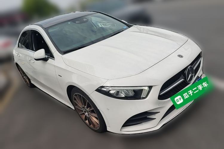 Used Mercedes-Benz A-Class 2019 A 200 L Sport Sedan First Edition Special Edition Front Right 45 Deg