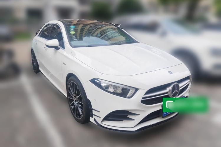 Used Mercedes-Benz A-Class 2019 A 200 L Sport Sedan First Edition Special Edition Front Right 45 Deg