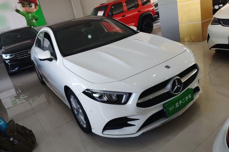 Used Mercedes-Benz A-Class 2019 A 200 L Sport Sedan Front Right 45 Deg
