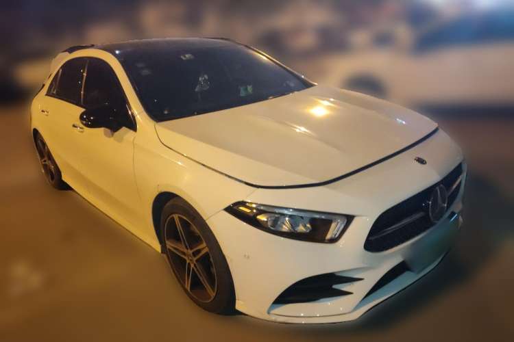 Used Mercedes-Benz A-Class 2019 A 220 L 4MATIC Sport Sedan Front Right 45 Deg