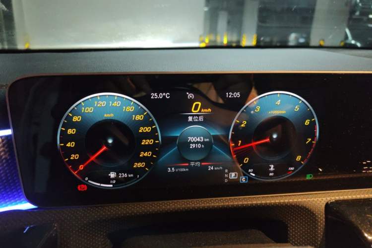 Used Mercedes-Benz A-Class 2019 A 200 L Sport Sedan Instrument Cluster