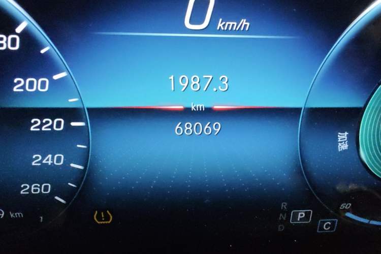 Used Mercedes-Benz A-Class 2019 A 200 Dynamic Edition Odometer Close Up