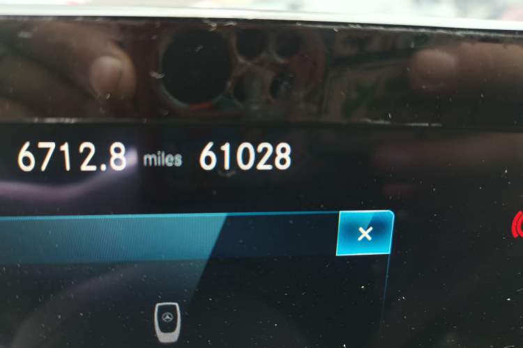 Used Mercedes-Benz A-Class 2019 Restyled A 180 L Sport Sedan Odometer Close Up