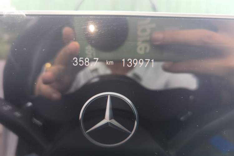 Used Mercedes-Benz A-Class 2019 A 200 L Sport Sedan Odometer Close Up