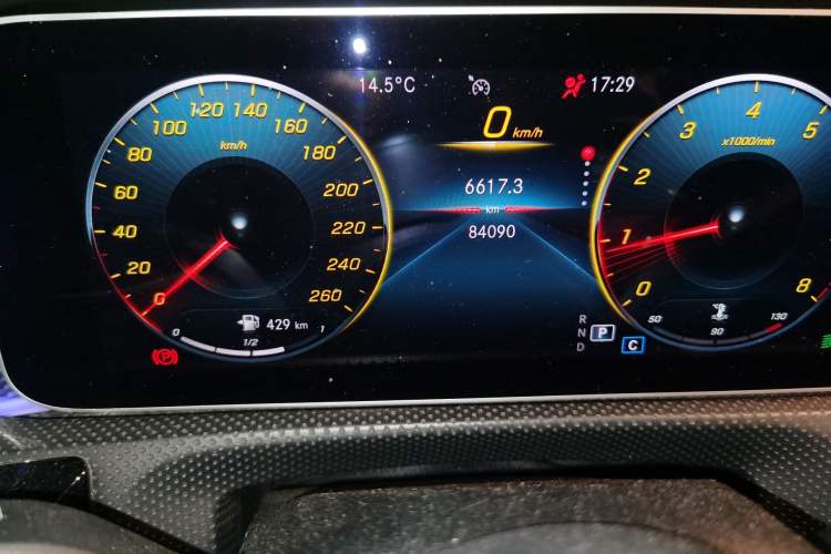 Used Mercedes-Benz A-Class 2019 A 200 L Odometer Close Up