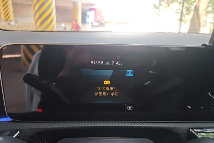 Used Mercedes-Benz A-Class 2019 A 200 L Sport Sedan Odometer Close Up