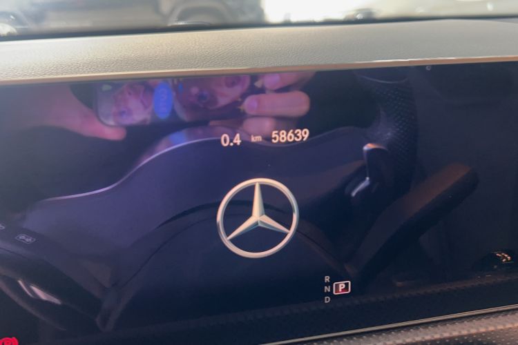 Used Mercedes-Benz A-Class 2019 A 200 L Sport Sedan Odometer Close Up
