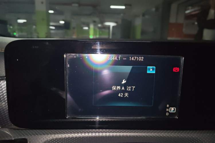 Used Mercedes-Benz A-Class 2019 A 180 L Sport Sedan Odometer Close Up