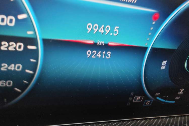 Used Mercedes-Benz A-Class 2019 A 200 L Odometer Close Up