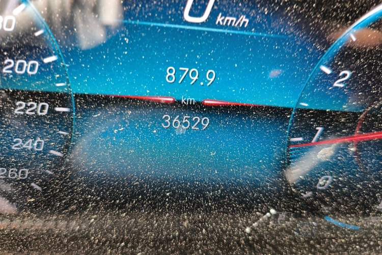Used Mercedes-Benz A-Class 2019 Restyled A 200 L Sport Sedan Odometer Close Up