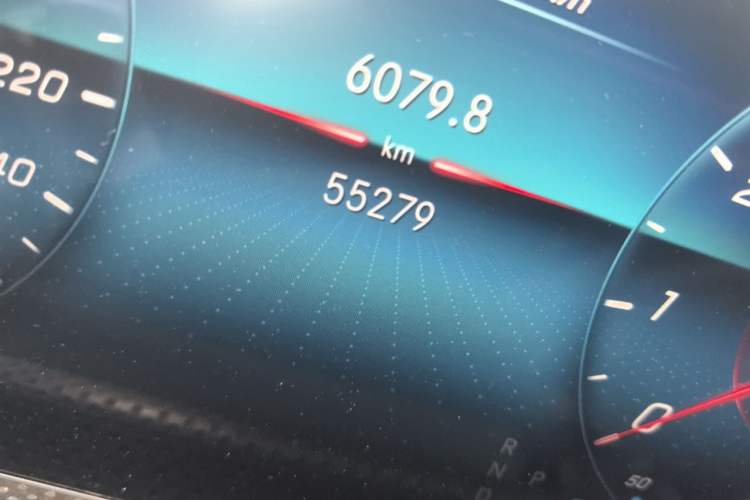 Used Mercedes-Benz A-Class 2019 Restyled A 200 L Sport Sedan Odometer Close Up
