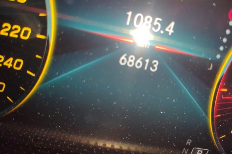 Used Mercedes-Benz A-Class 2019 A 200 L Sport Sedan Odometer Close Up
