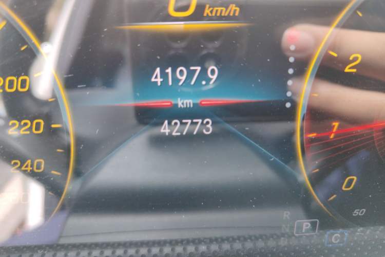 Used Mercedes-Benz A-Class 2019 A 200 Dynamic Edition Odometer Close Up