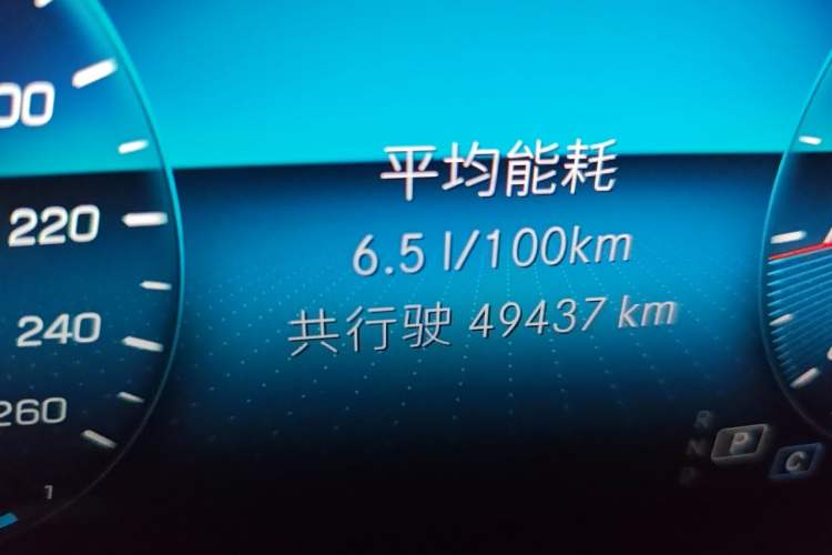 Used Mercedes-Benz A-Class 2019 A 200 L Sport Sedan Odometer Close Up