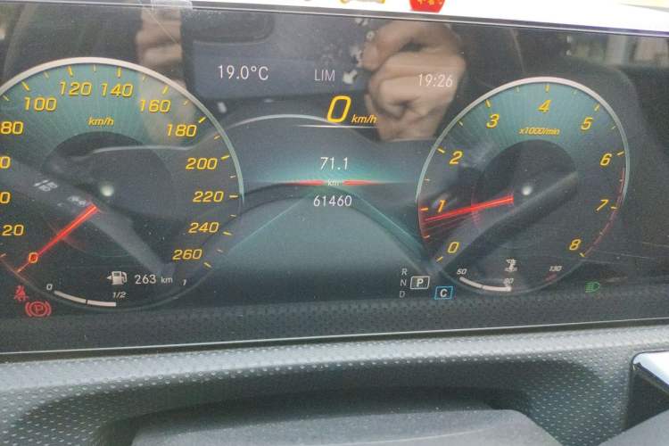 Used Mercedes-Benz A-Class 2019 A 200 Dynamic Edition Odometer Close Up